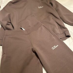 lululemon athletica Brown Sweatshirt and Pants Set